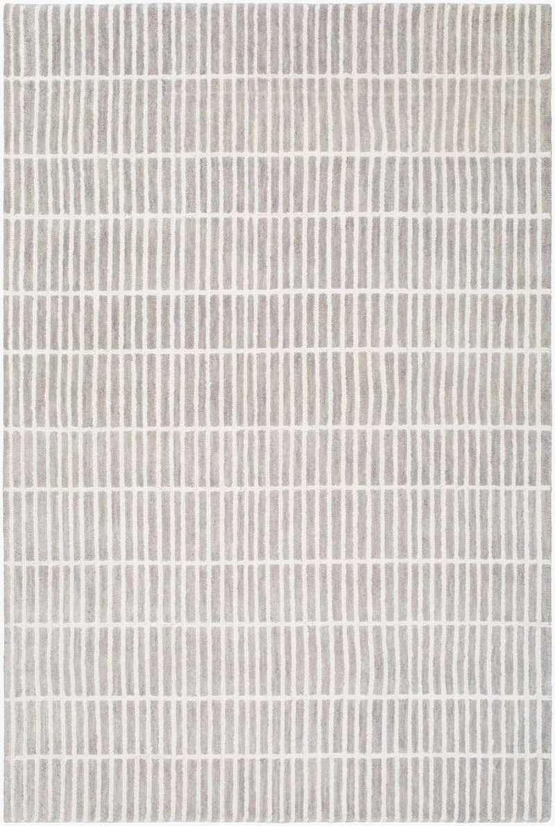 Finial Gray Wool Area Rug by Boutique Rugs