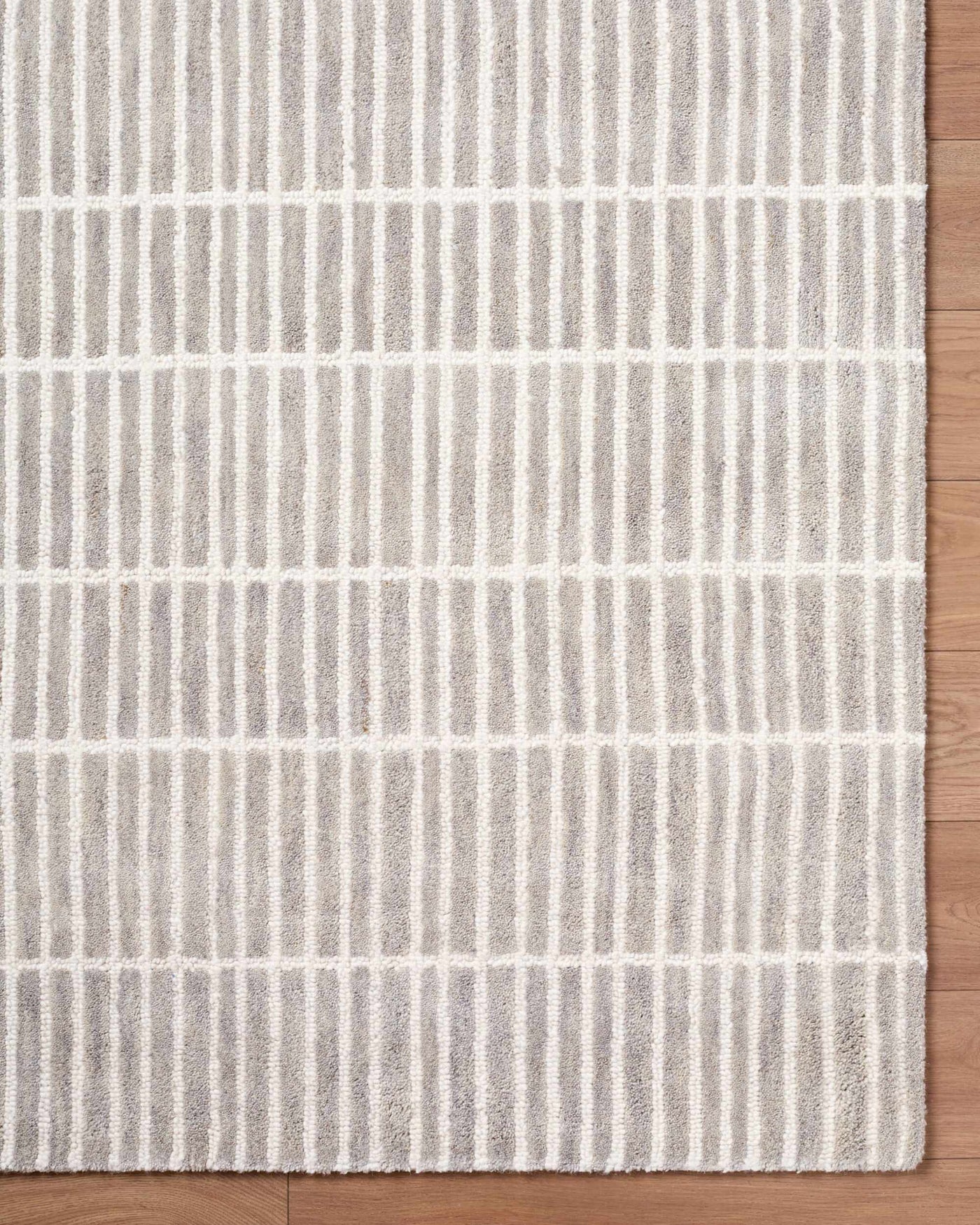 Finial Gray Wool Area Rug by Boutique Rugs