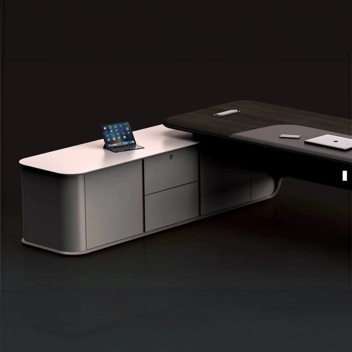 Canon · Modern L-Shaped Executive Desk, photo 14 of 14