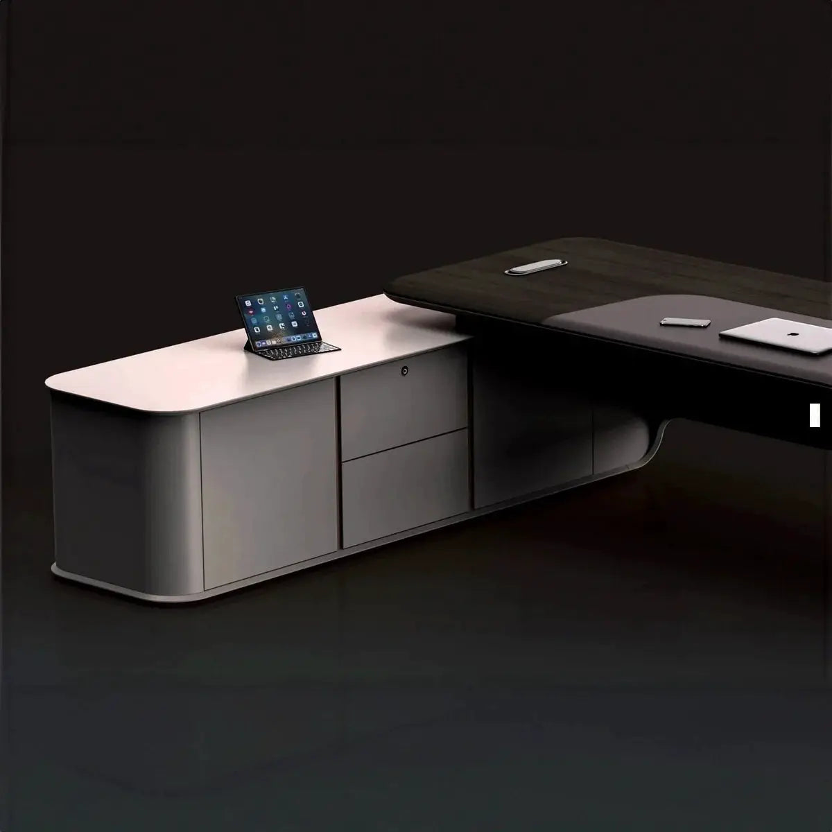 Canon · Modern L-Shaped Executive Desk by Arc Grove