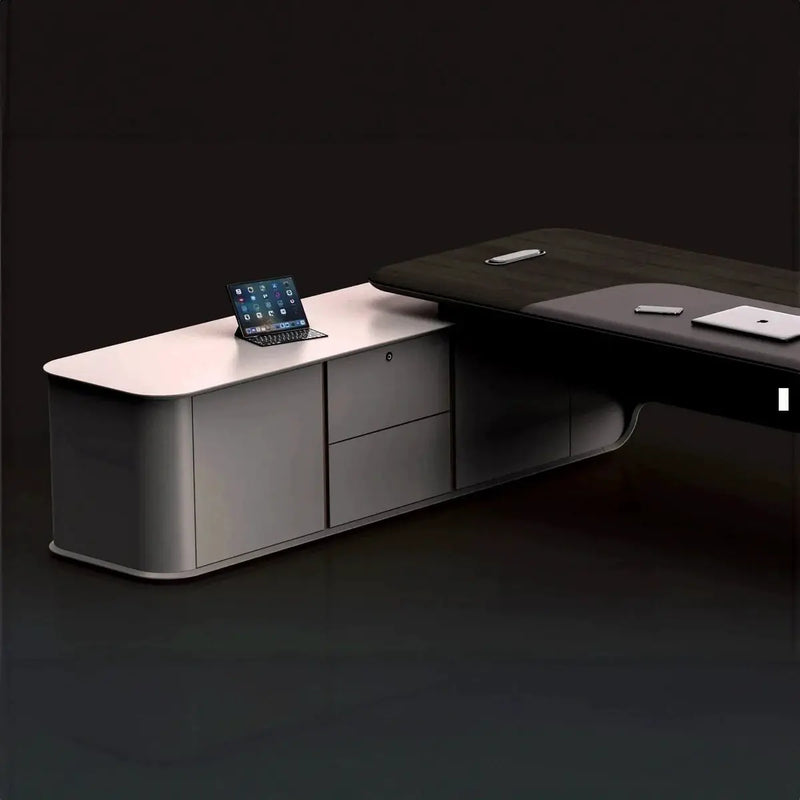 Canon · Modern L-Shaped Executive Desk by Arc Grove