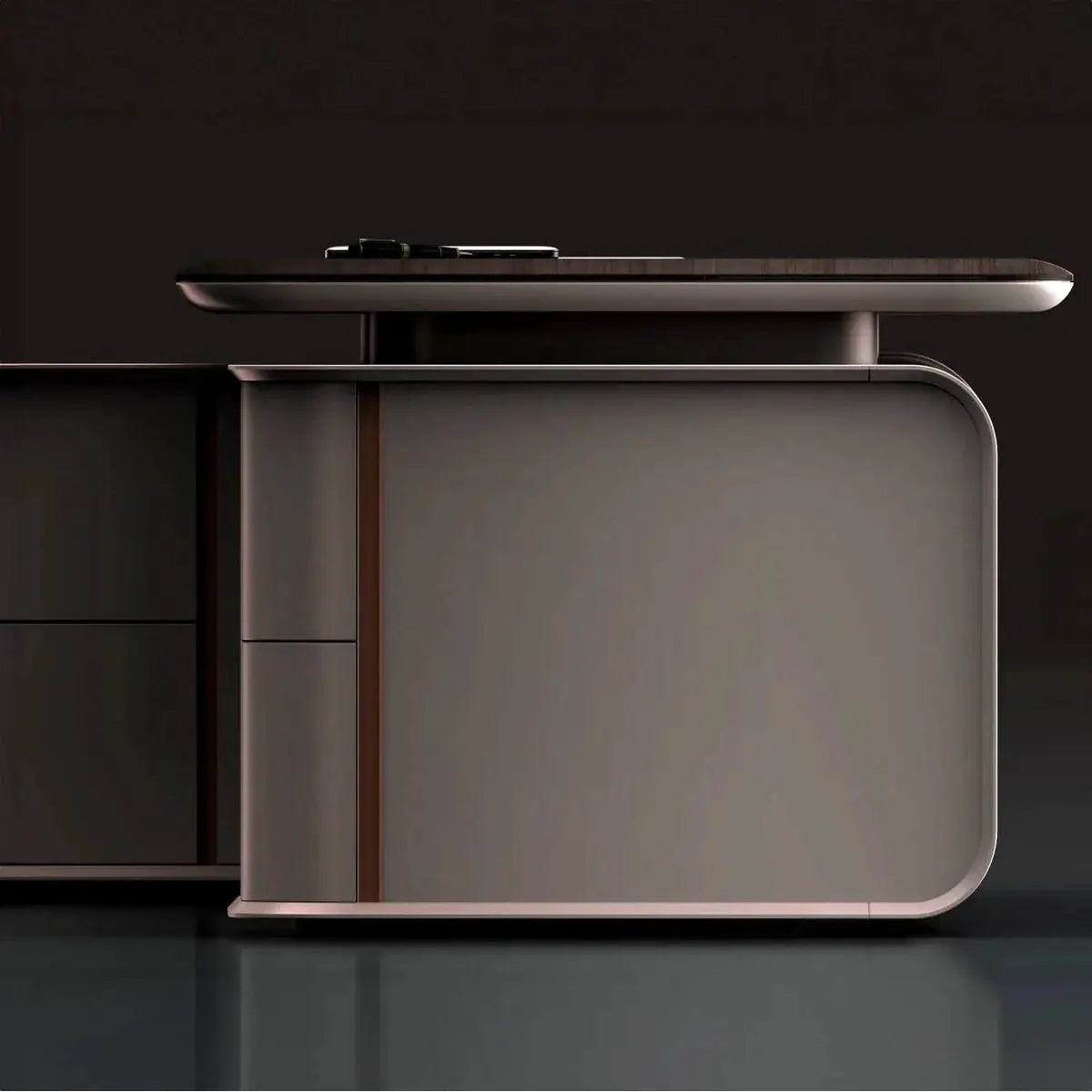 Canon · Modern L-Shaped Executive Desk by Arc Grove