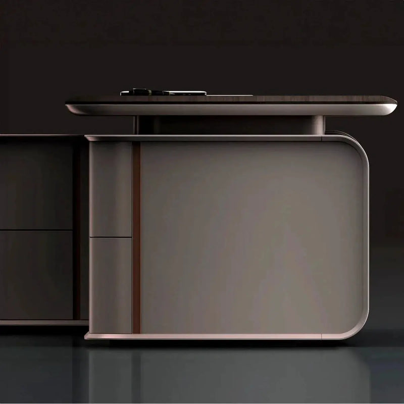Canon · Modern L-Shaped Executive Desk by Arc Grove