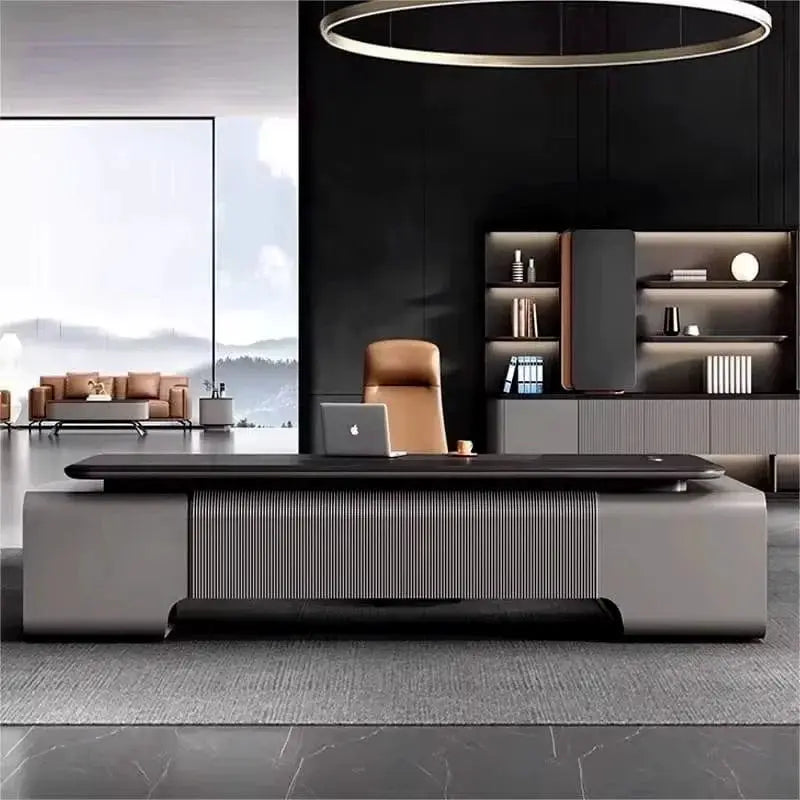 Canon · Modern L-Shaped Executive Desk by Arc Grove