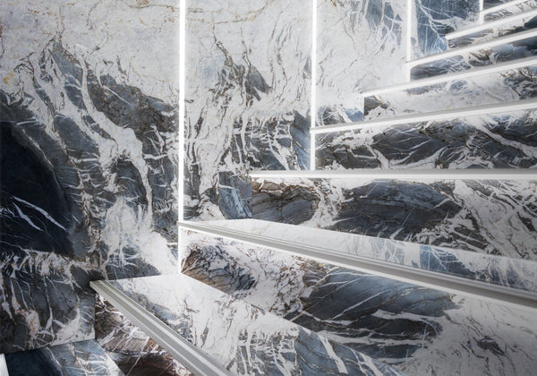 Vittara Crystal Polished Quartzite Slab Random room scene