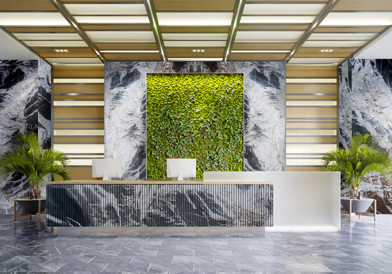 Vittara Crystal Polished Quartzite Slab Random room scene 2