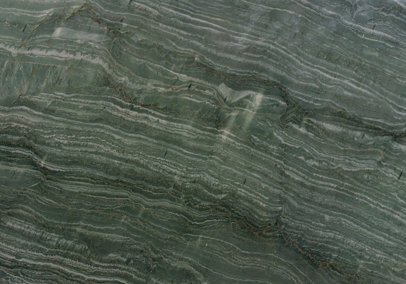 Vivid Green Polished Quartzite Slab Random