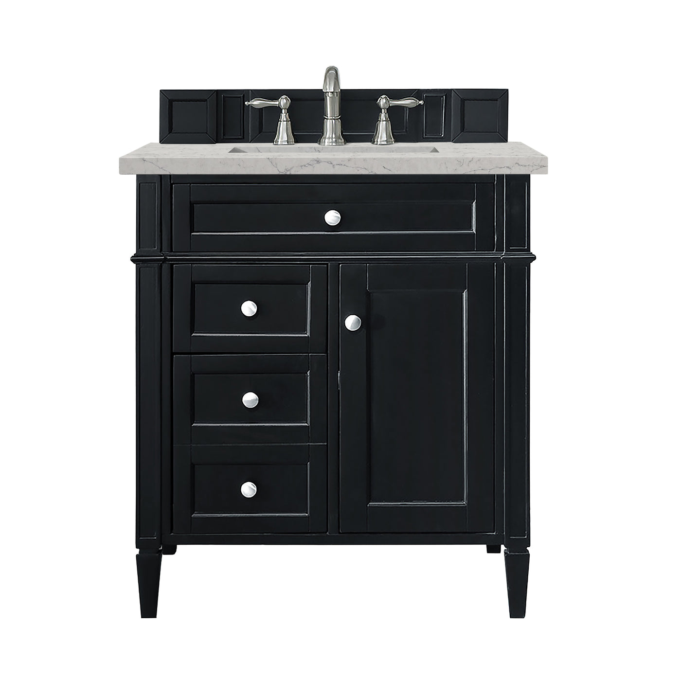 James Martin Brittany 30" Single Bathroom Vanity, Black Onyx, view 32