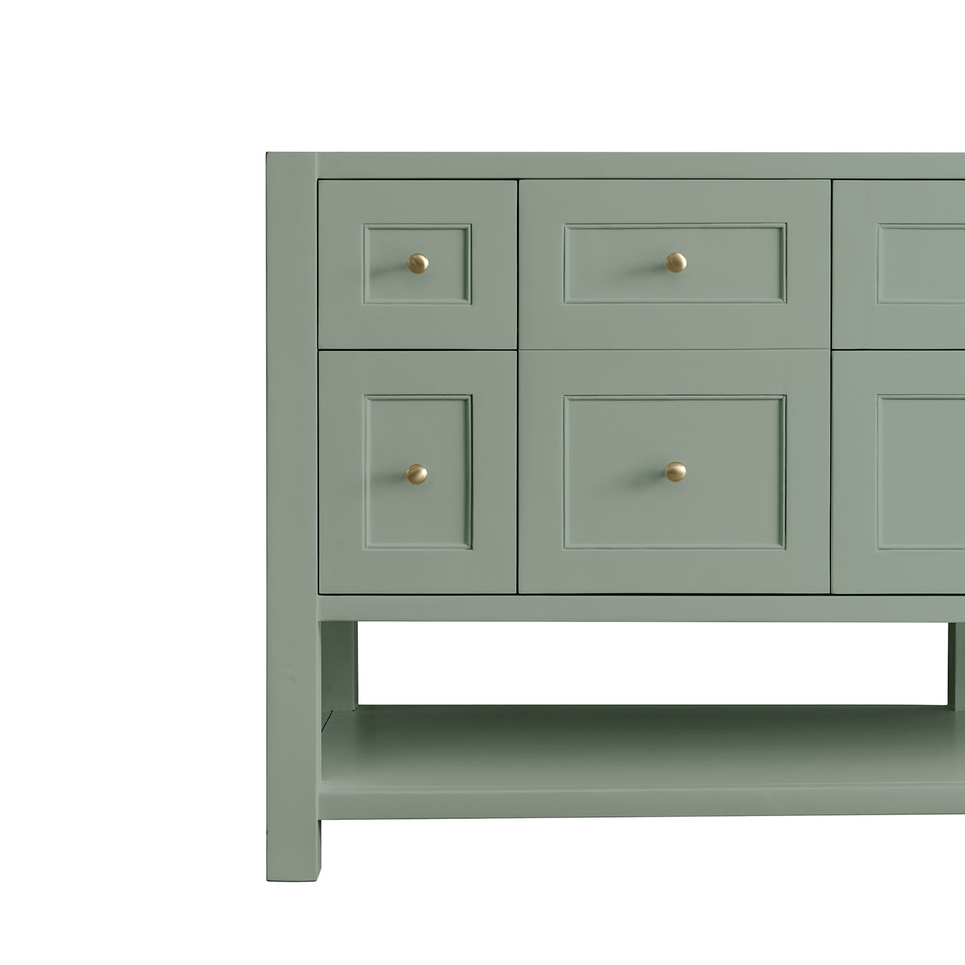 James Martin Breckenridge 72" Double Bathroom Vanity, Smokey Celadon by James Martin