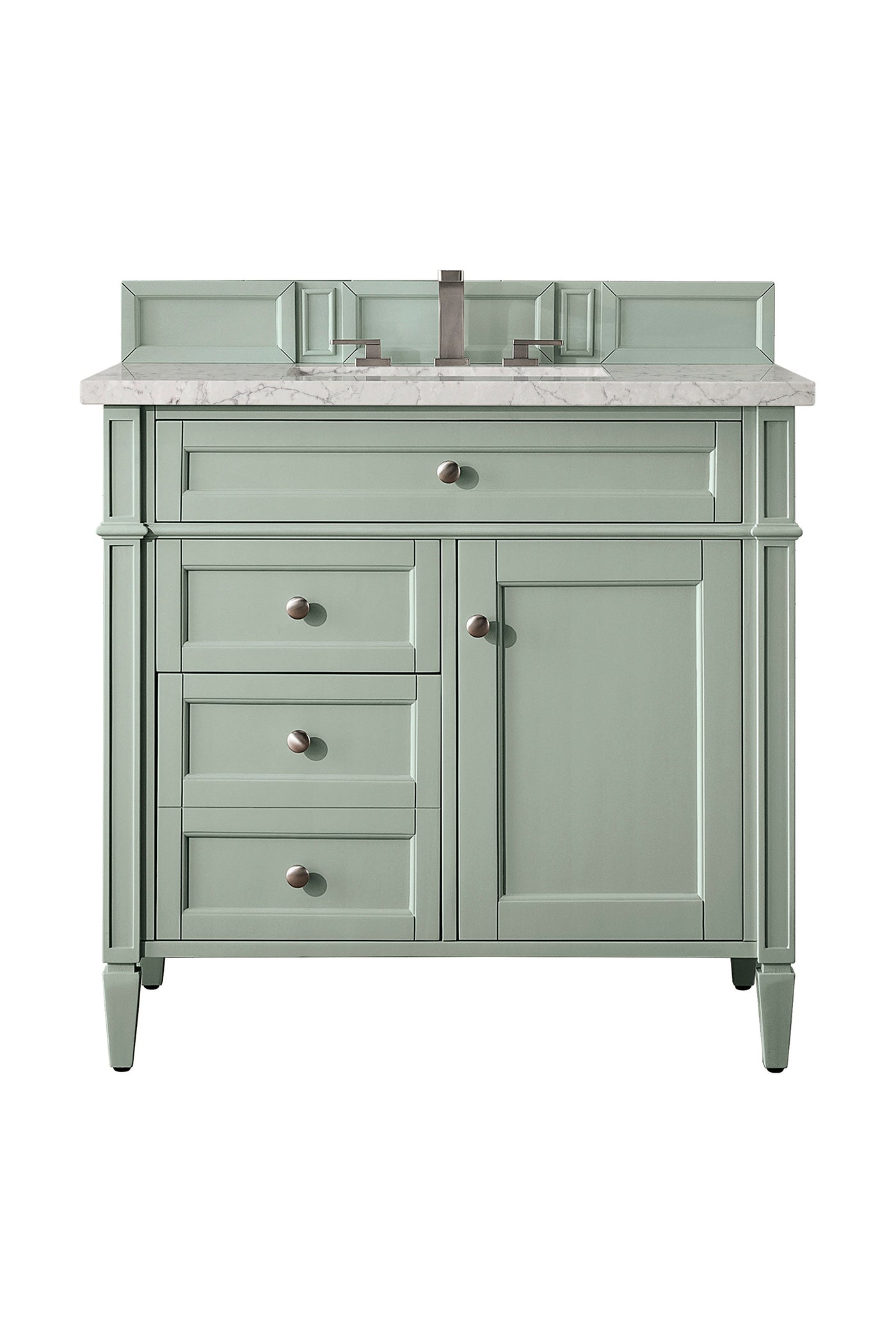 James Martin Brittany 36" Single Bathroom Vanity, Sage Green, view 28