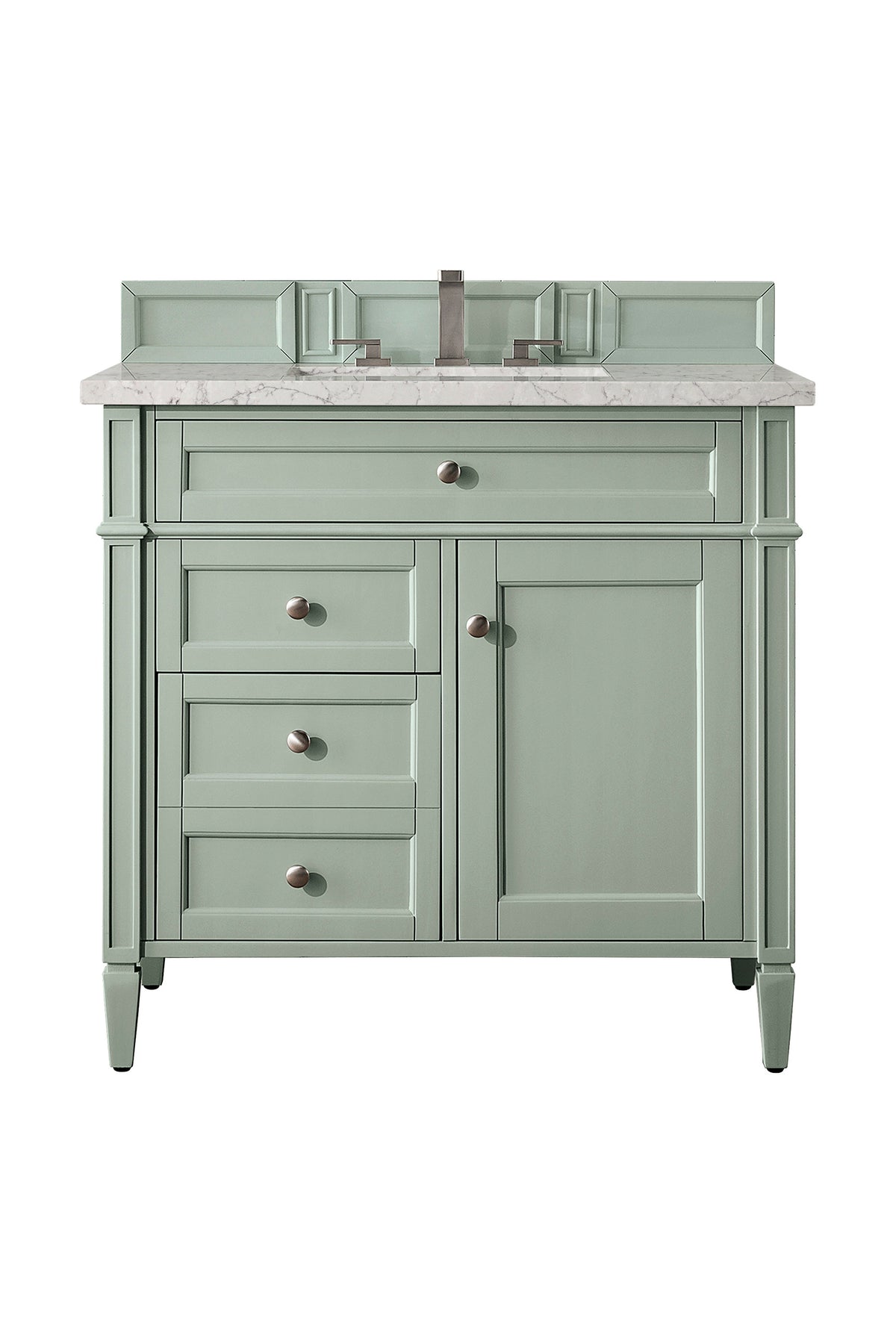 James Martin Brittany 36" Single Bathroom Vanity, Sage Green, view 28