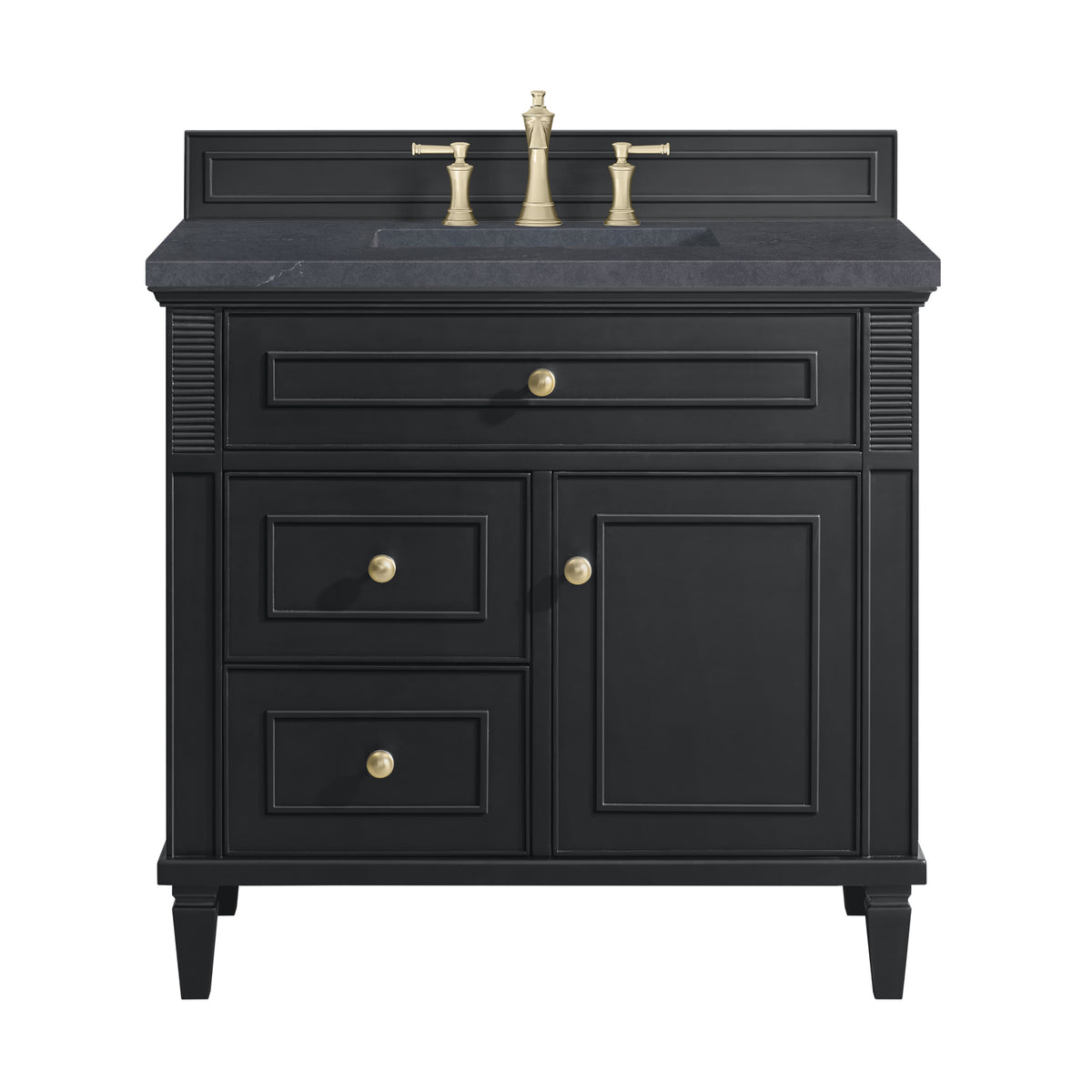 James Martin Lorelai 36" Single Bathroom Vanity, Black Onyx, view 39