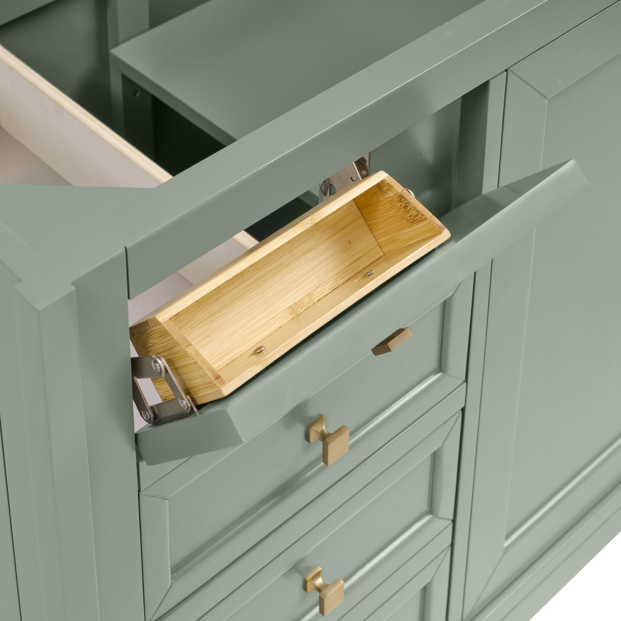 James Martin Chicago 60" Double Vanity Cabinet, Smokey Celadon by James Martin