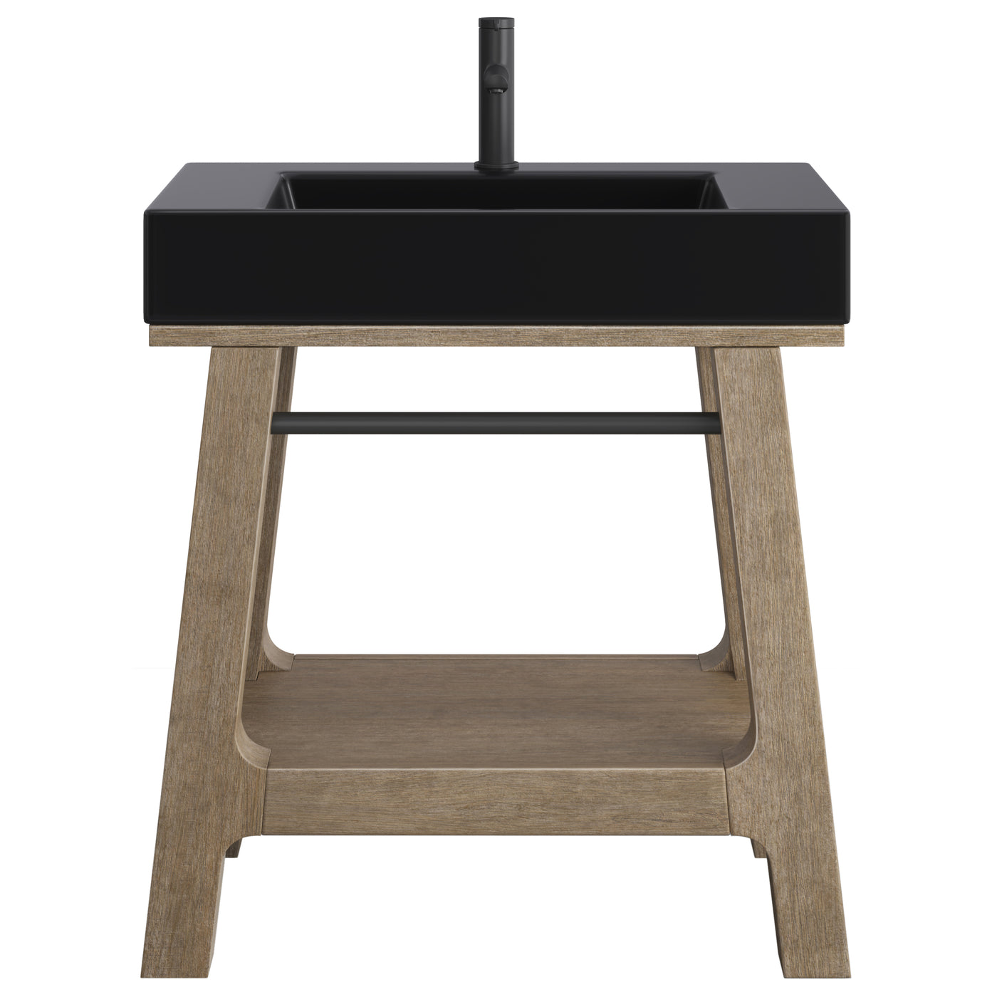 James Martin Auburn 31.5" Single Console Vanity, Weathered Timber by James Martin