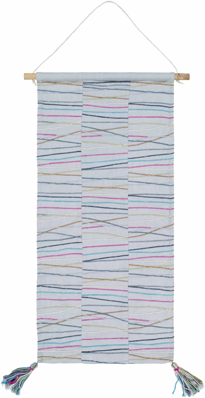 Verden Striped Multicolor Wall Hanging - Clearance by Boutique Rugs