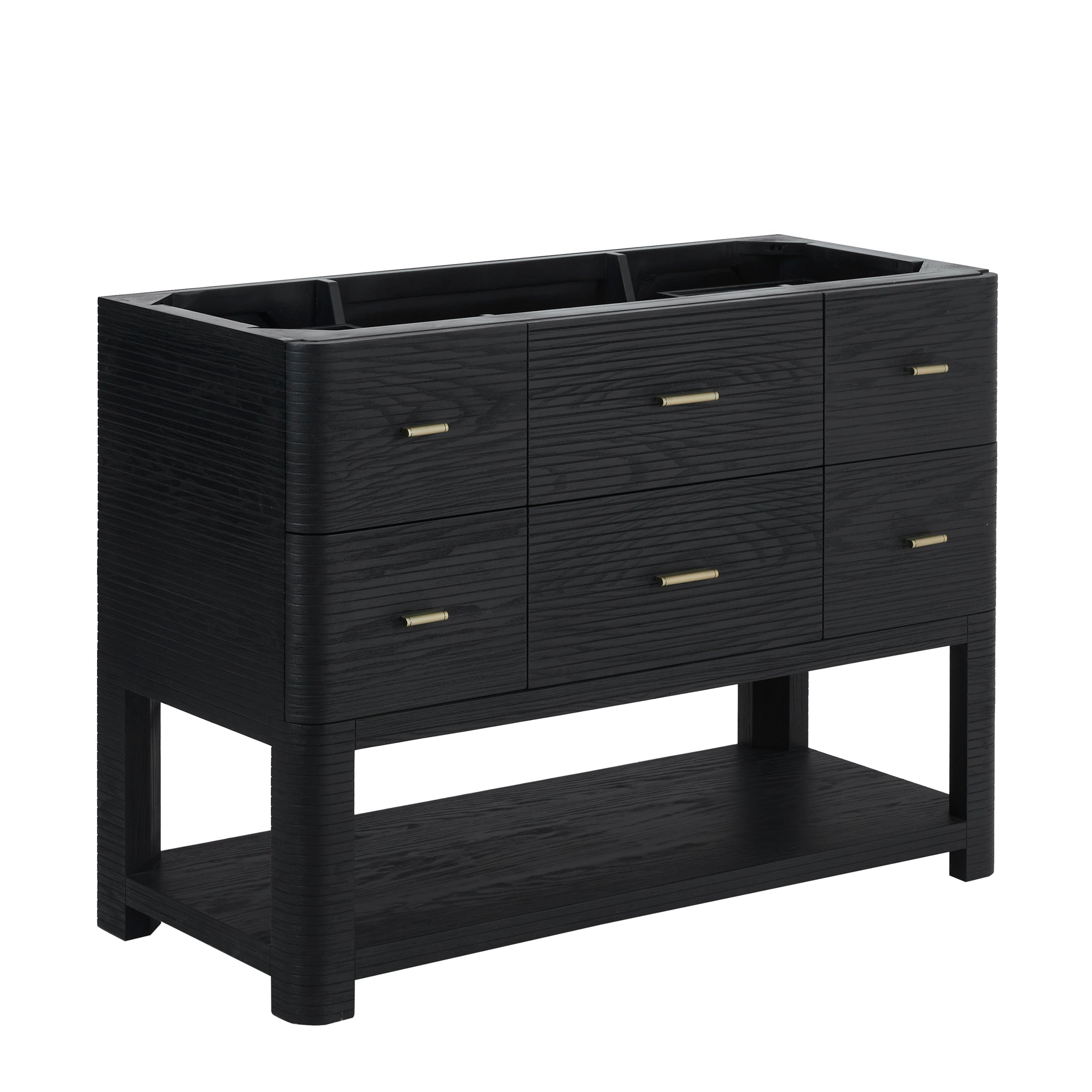 James Martin Lucian 48" Single Bathroom Vanity, Carbon Oak by James Martin
