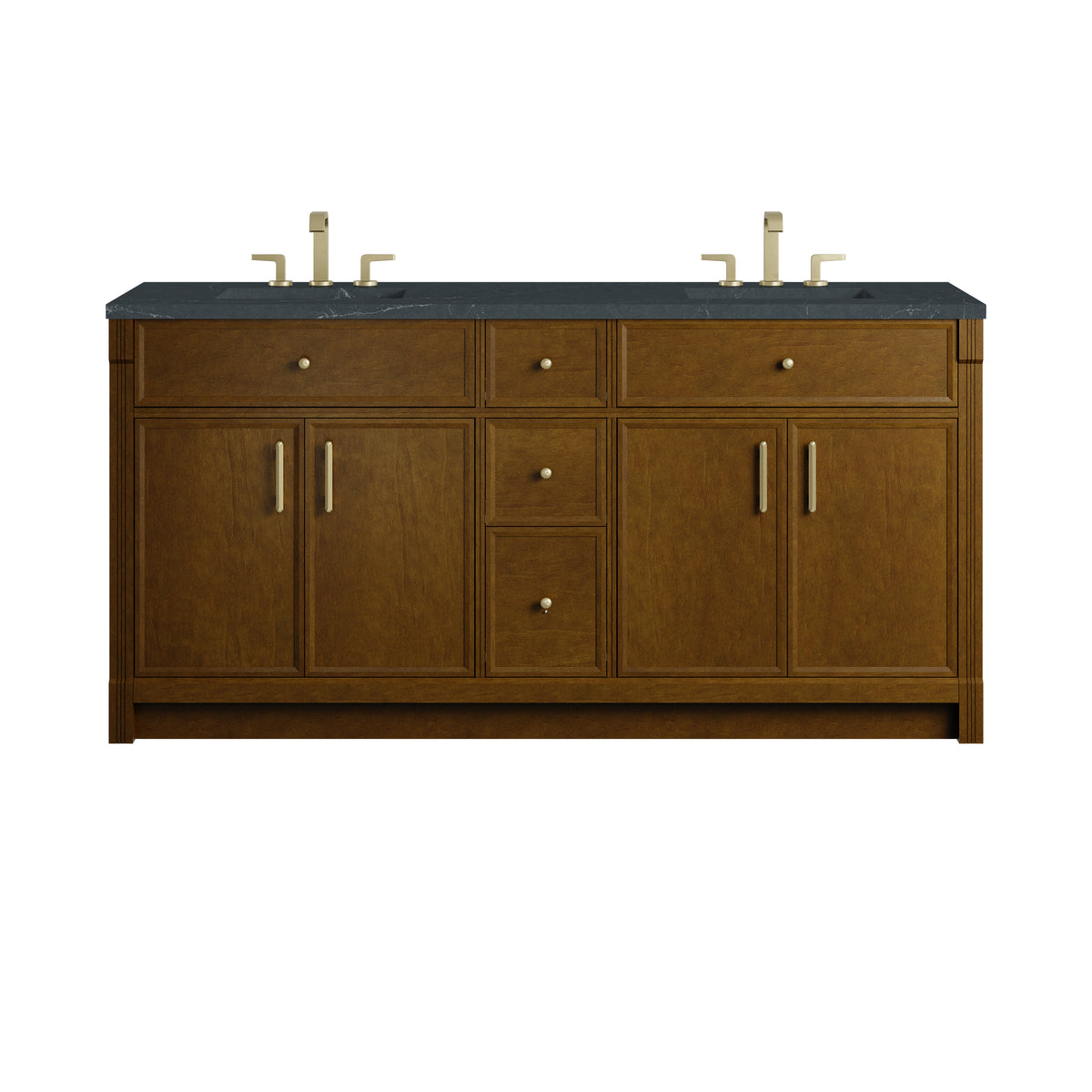 James Martin Bellshire 72" Double Bathroom Vanity, Honey Oak, view 34