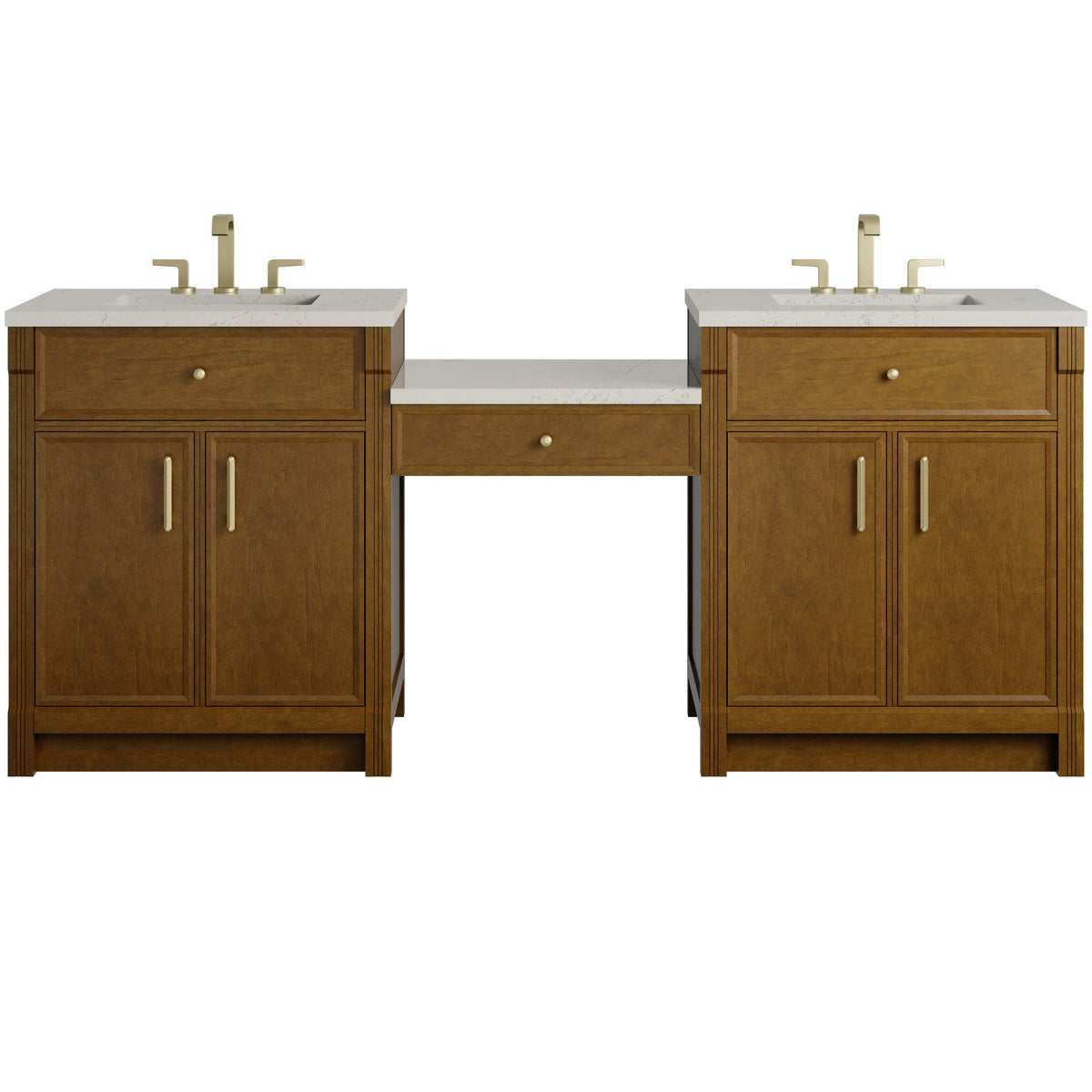 James Martin Bellshire 84" Double Bathroom Vanity, Honey Oak, view 35