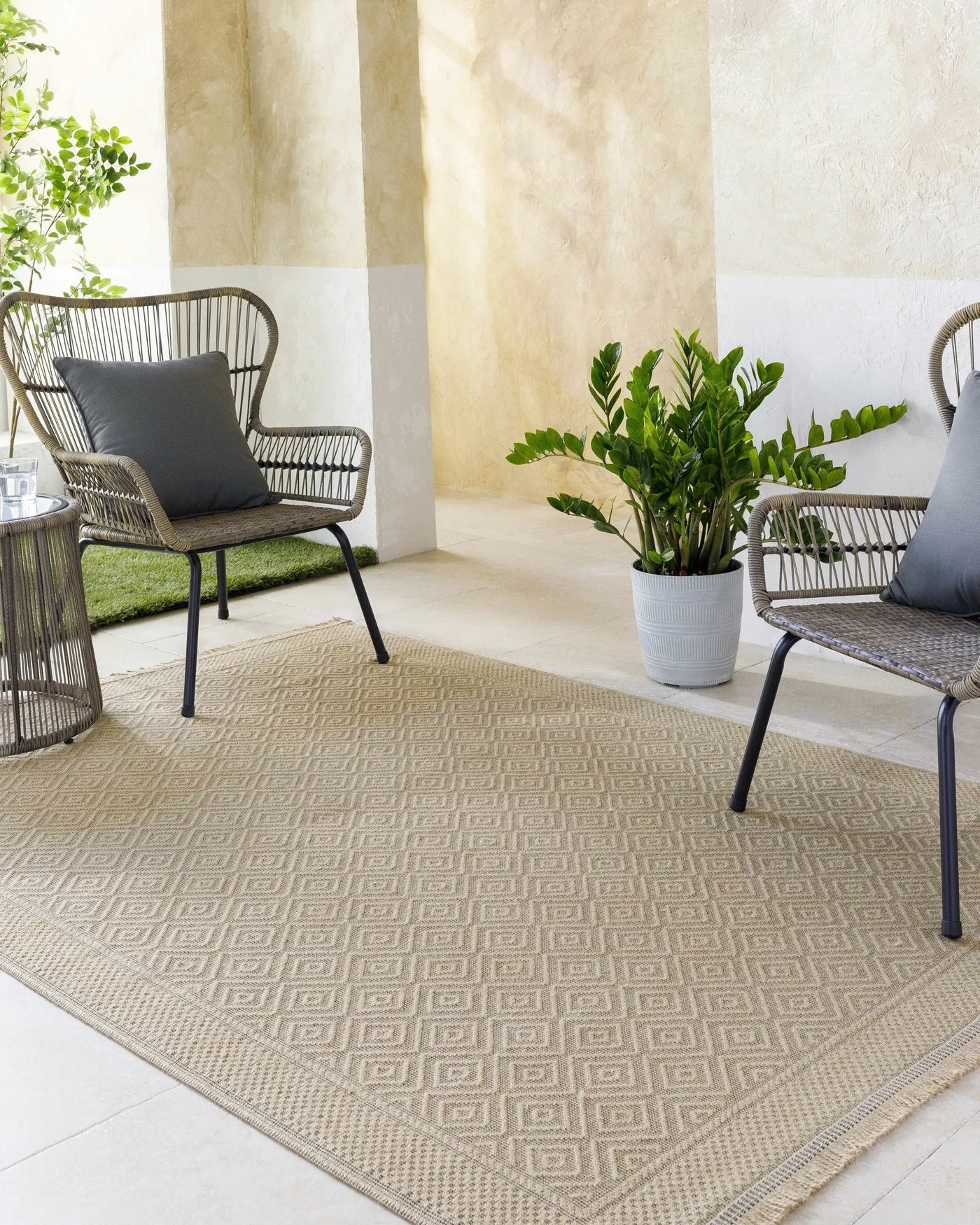 Veata Washable Jute Area Rug - Clearance by Boutique Rugs