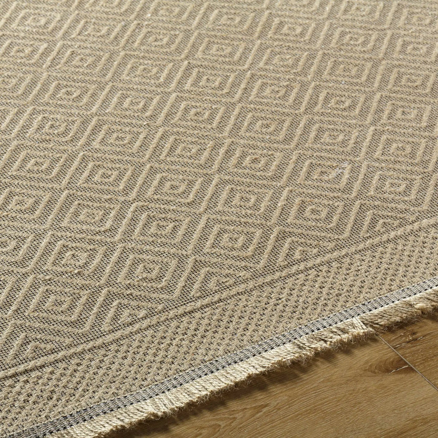 Veata Washable Jute Area Rug - Clearance by Boutique Rugs