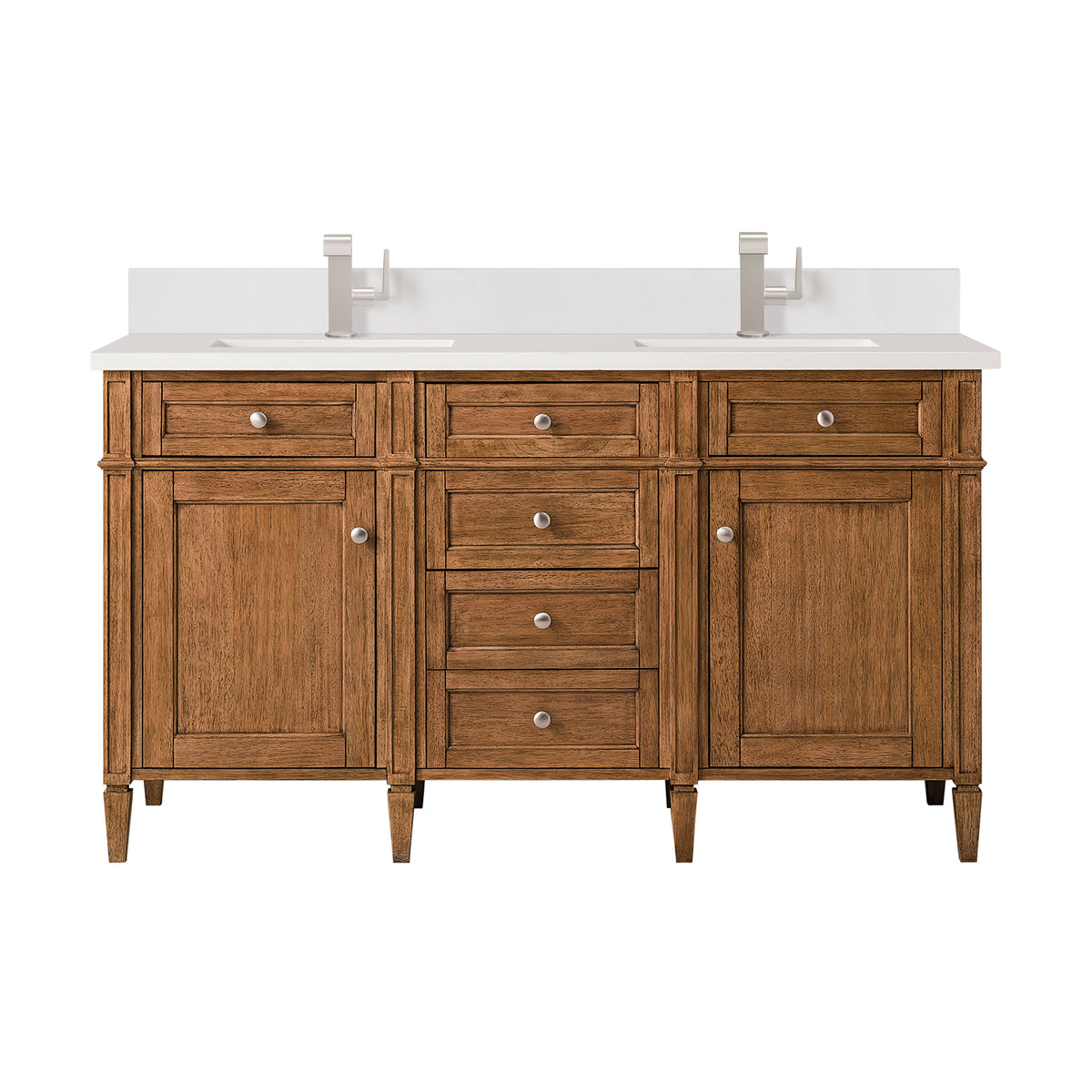 James Martin Brittany 60" Double Bathroom Vanity, Saddle Brown, view 24