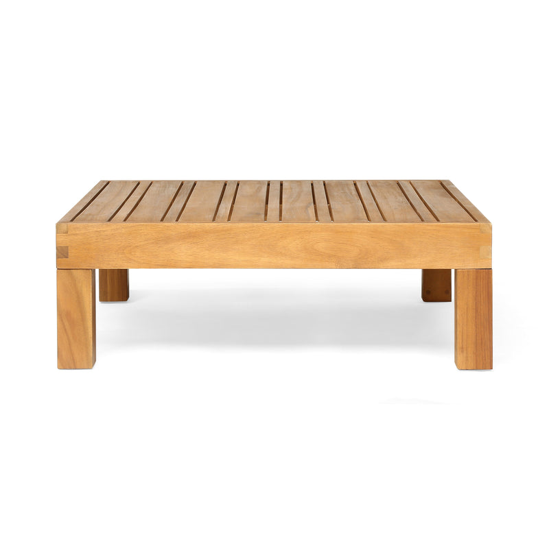 Oana/Brava Coffee Table with Acacia Wood Construction - Teak, photo 7 of 10