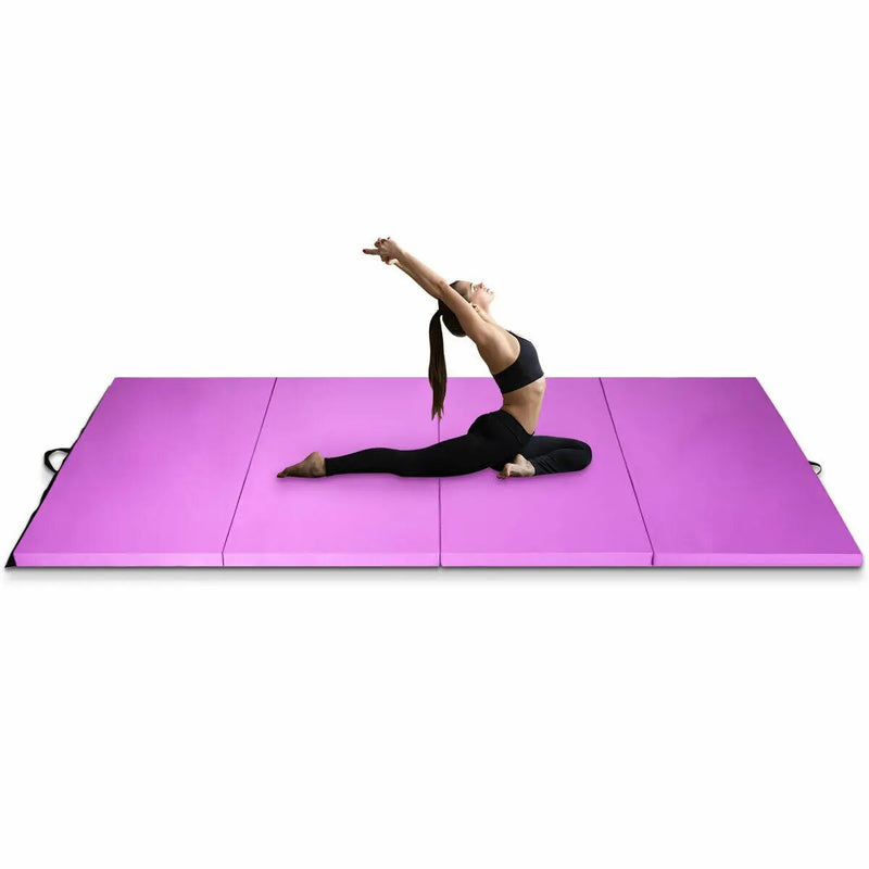 4 Feet x 10 Feet x 2 Inch Folding Gymnastics Tumbling Gym Mat by DirectDeals