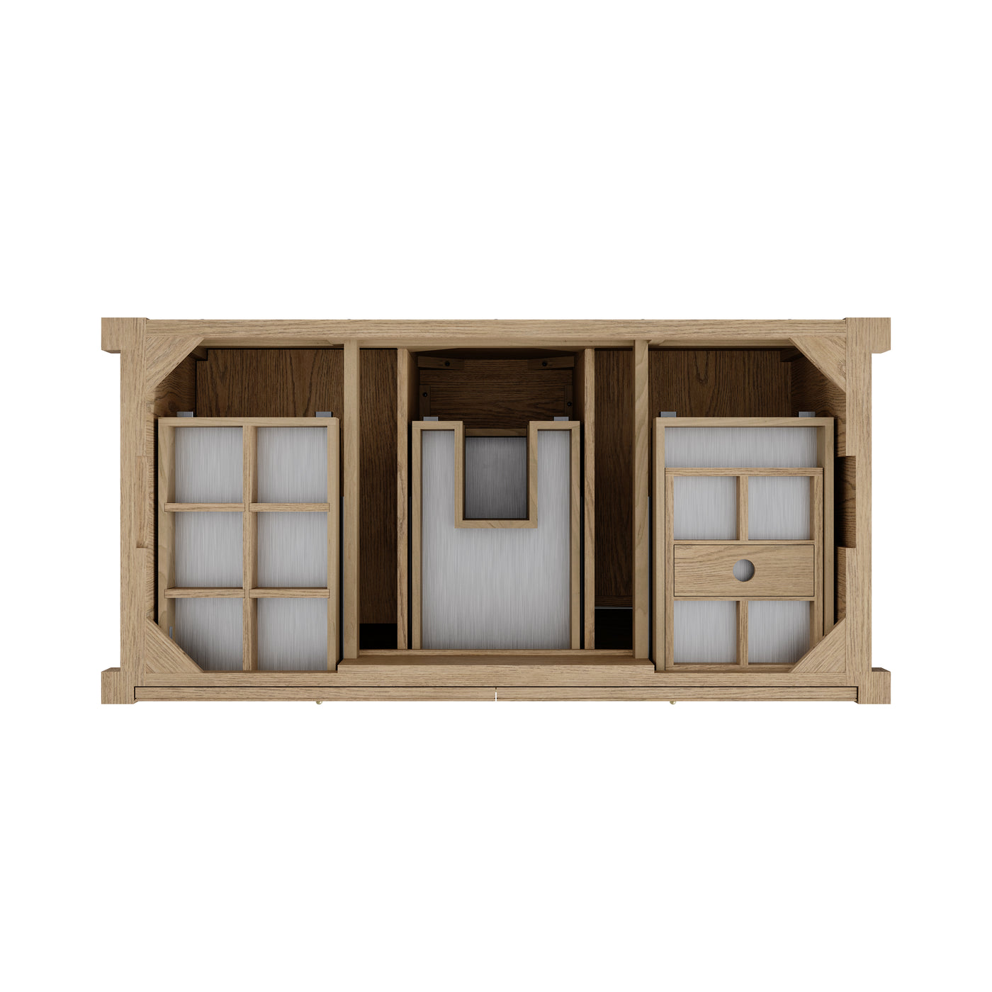 James Martin Kinnsden 48" Single Bathroom Vanity, Weathered Oak by James Martin