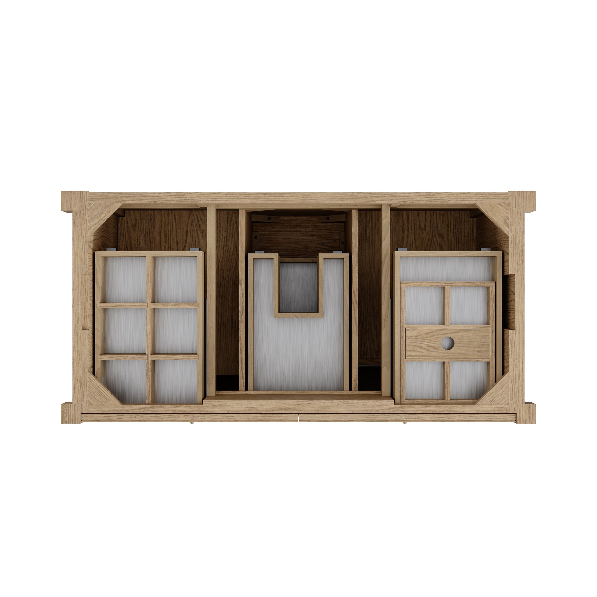 James Martin Kinnsden 48" Single Bathroom Vanity, Weathered Oak by James Martin