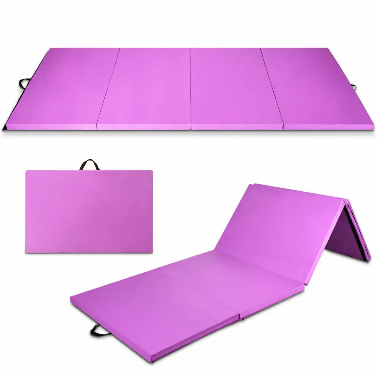 4 Feet x 10 Feet x 2 Inch Folding Gymnastics Tumbling Gym Mat by DirectDeals