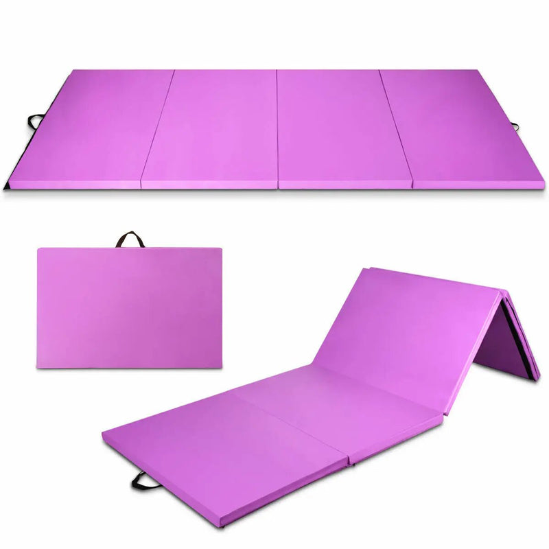 4 Feet x 10 Feet x 2 Inch Folding Gymnastics Tumbling Gym Mat by DirectDeals