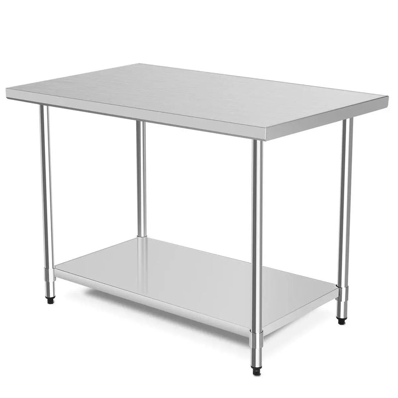 30 x 48 Inch Stainless Steel Table Commercial Kitchen Worktable by DirectDeals