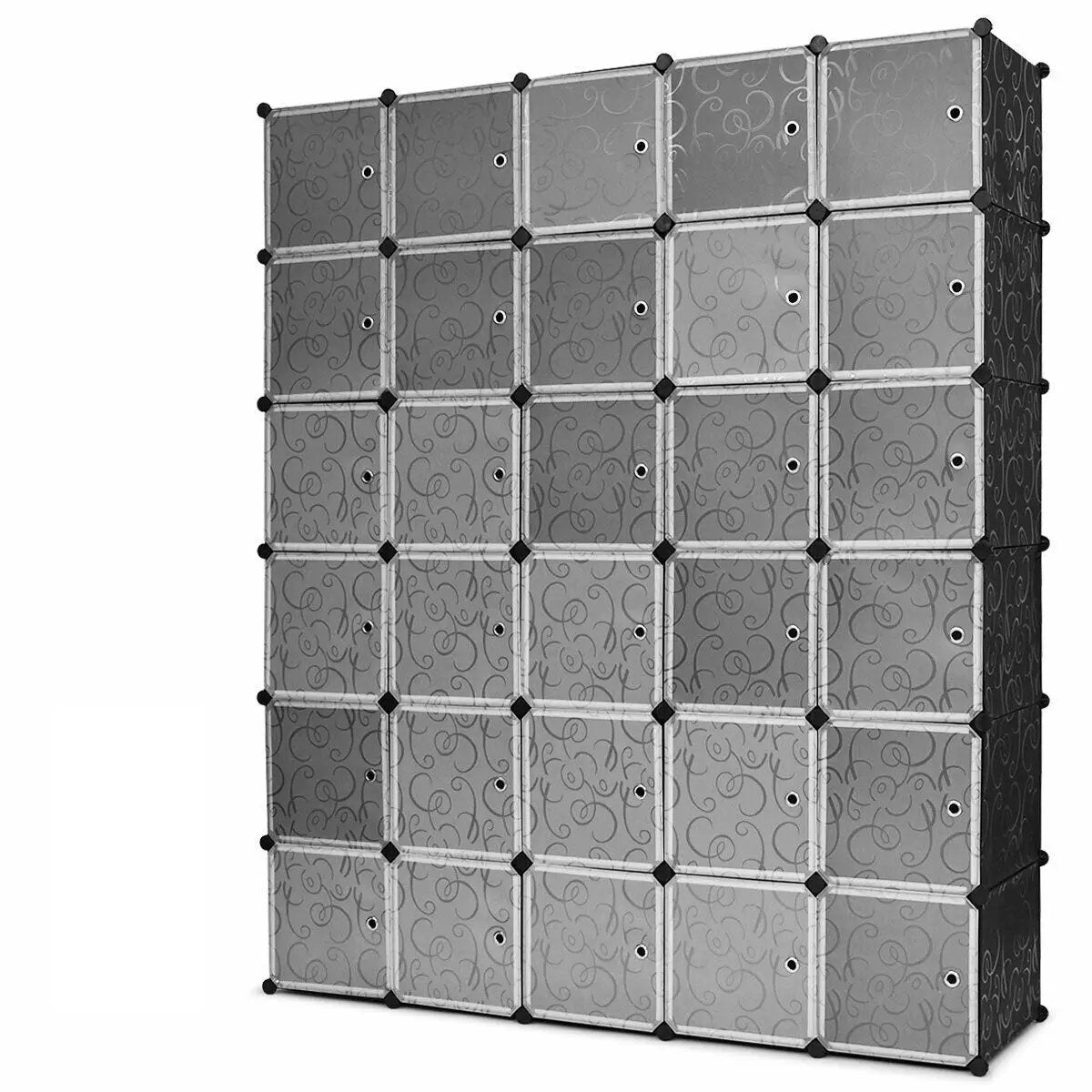 DIY 30 Cube Portable Closet Clothes Wardrobe Cabinet by DirectDeals