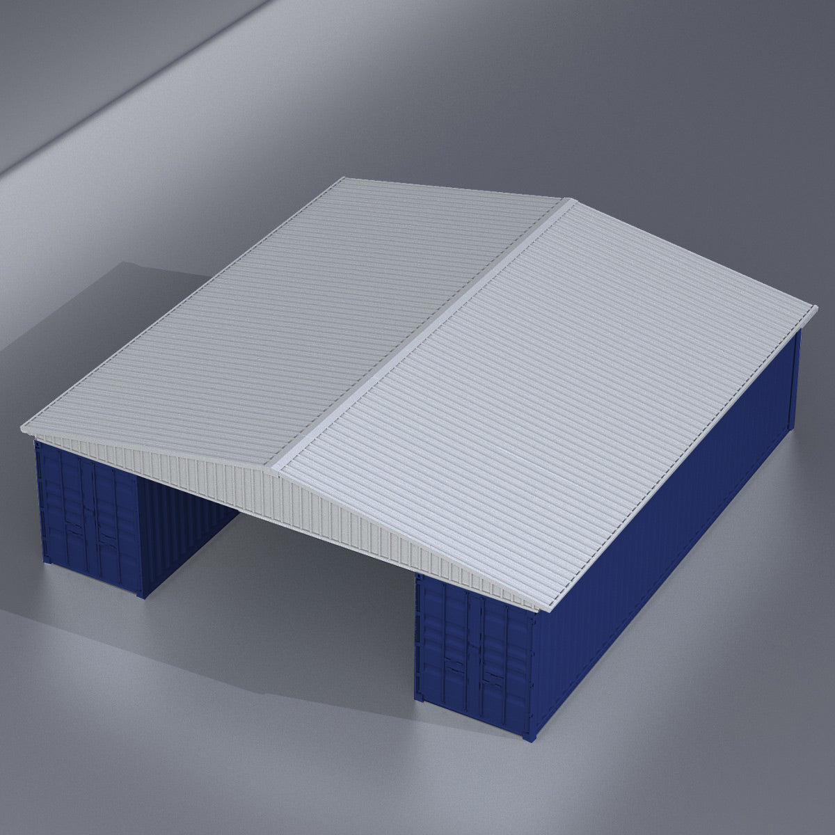 W36'xL40'xH4' Steel Shipping Container Roof Kit by Chery Industrial