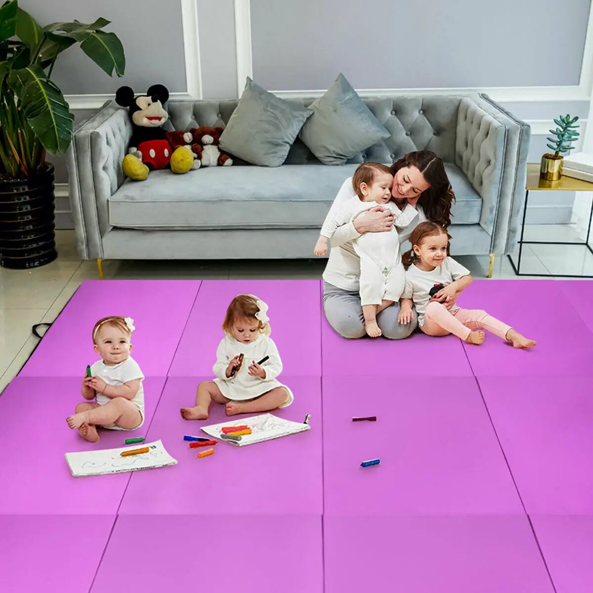 4 Feet x 10 Feet x 2 Inch Folding Gymnastics Tumbling Gym Mat by DirectDeals