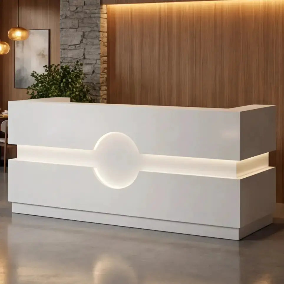 Liora · Front Reception Desk by Arc Grove