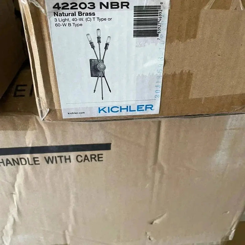 Kichler 42203NBR Three Light Wall Sconce by Selzalot