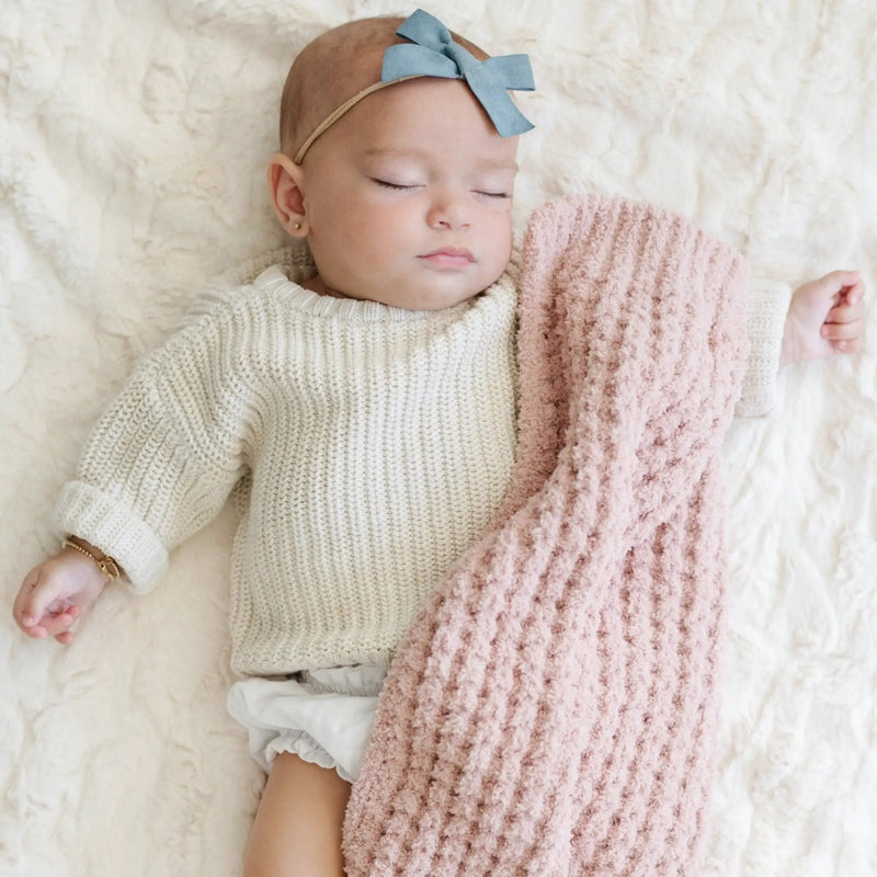 Waffle Knit Mini Blankets by HouseOfZazla