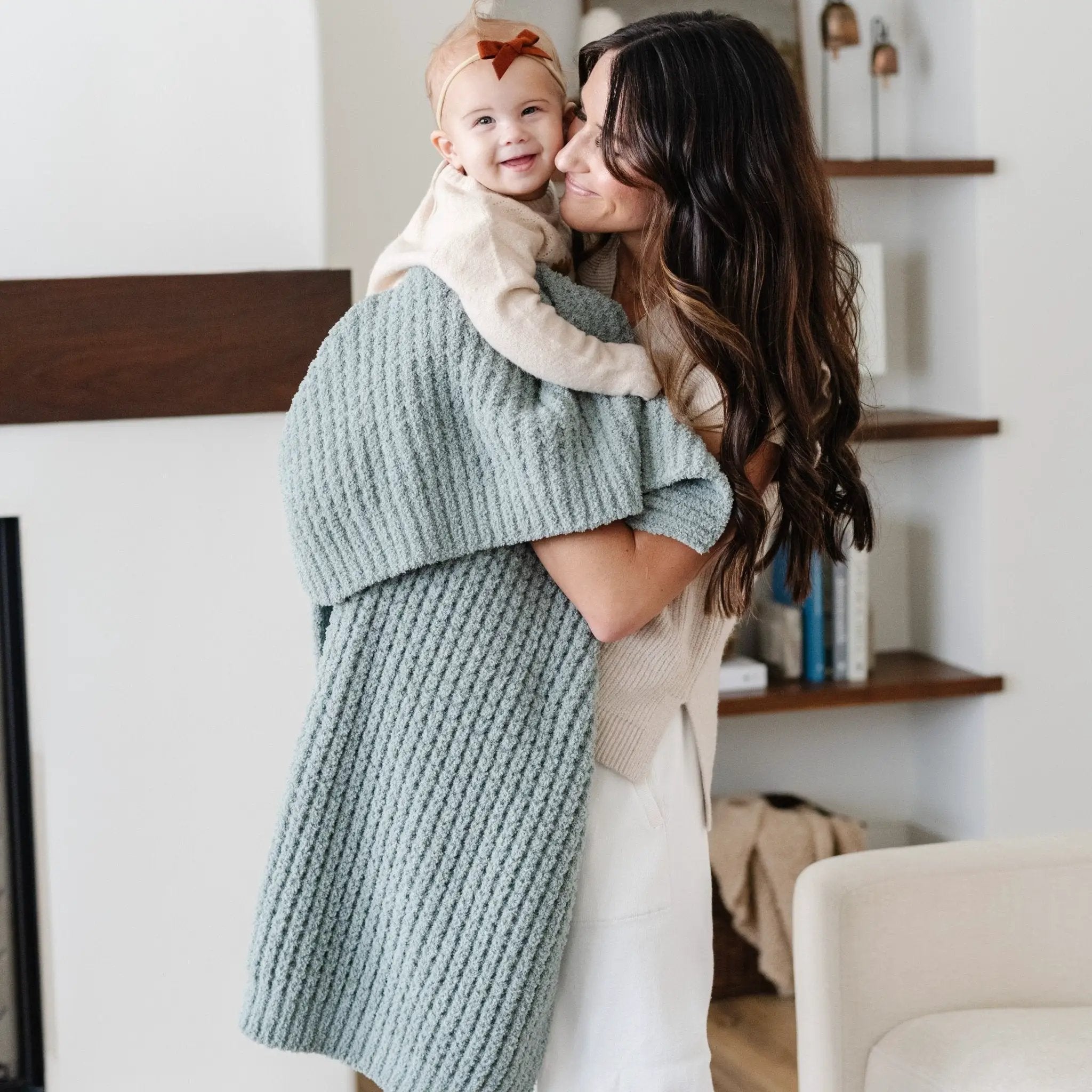 WAFFLE KNIT RECEIVING BLANKETS by HouseOfZazla