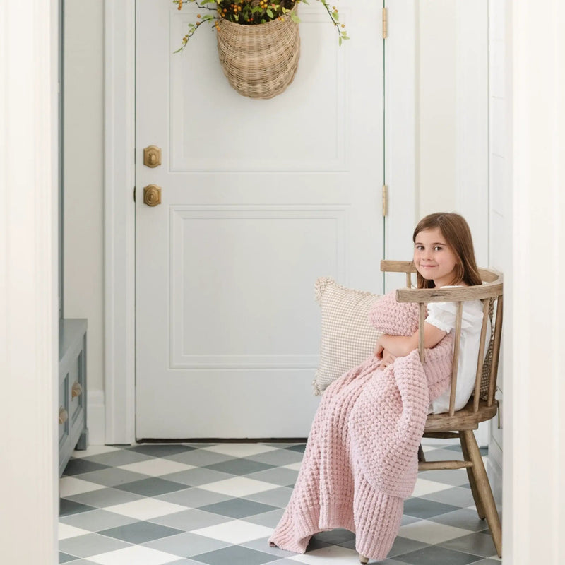 WAFFLE KNIT TODDLER BLANKETS by HouseOfZazla