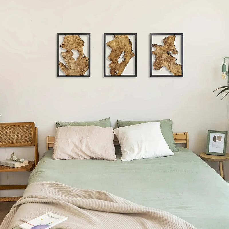 Wall Art - Abstract Wood Large by House Of Avana
