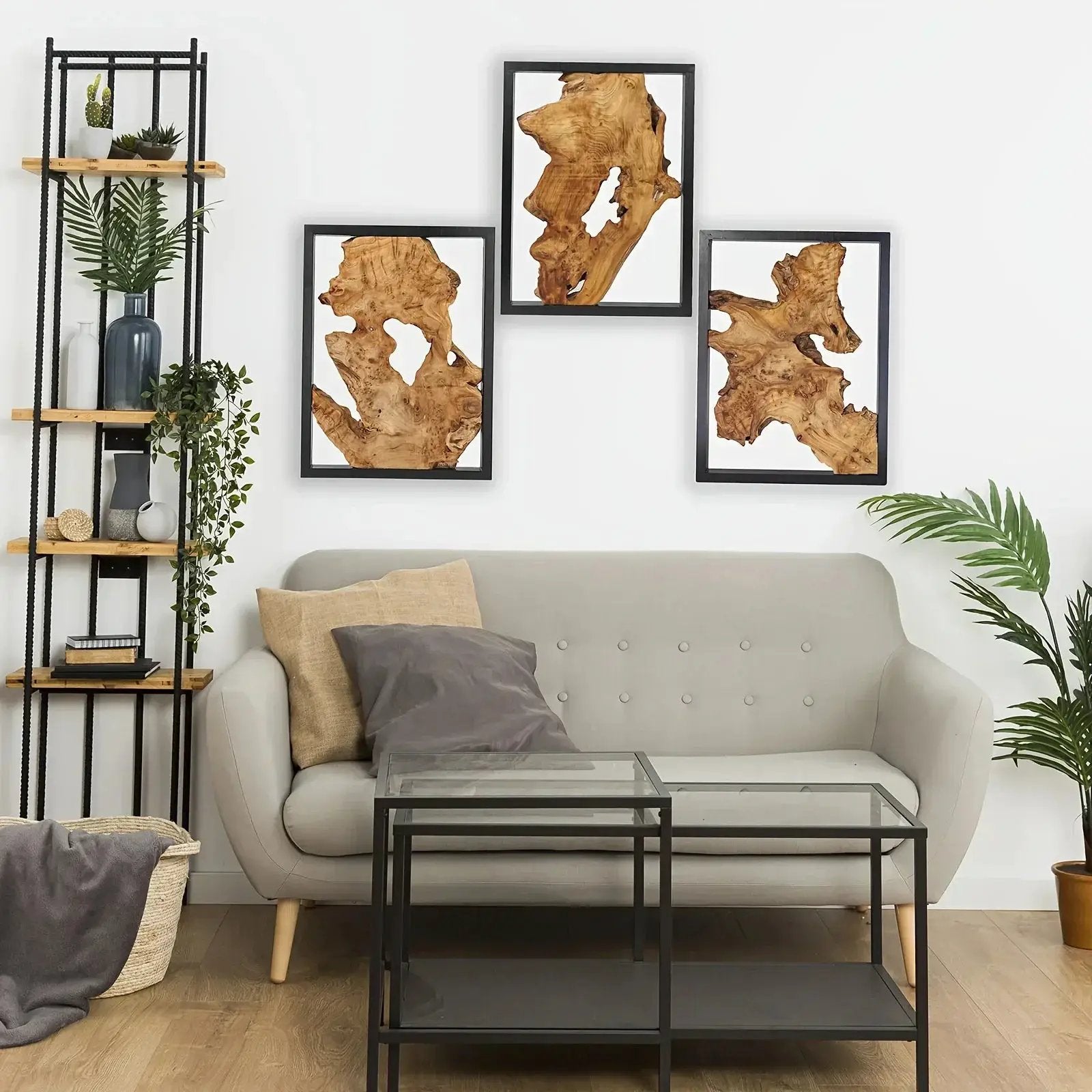 Wall Art - Abstract Wood Large by House Of Avana