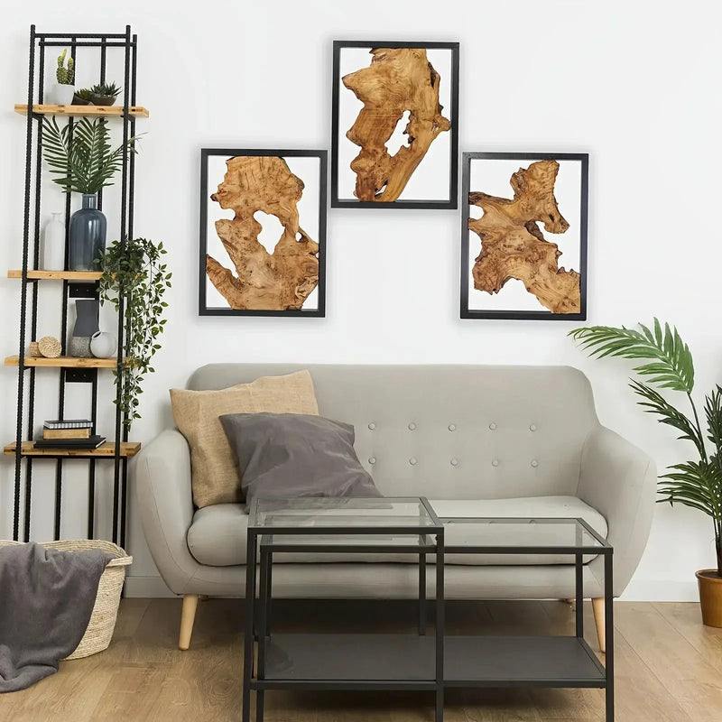 Wall Art - Abstract Wood Large by House Of Avana
