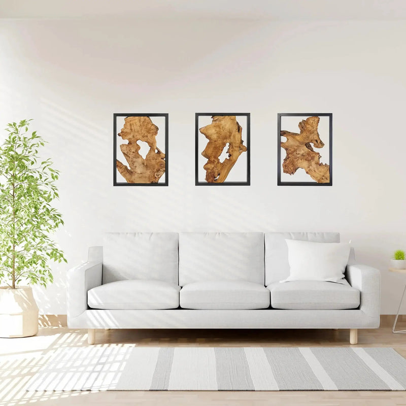 Wall Art - Abstract Wood Large by House Of Avana
