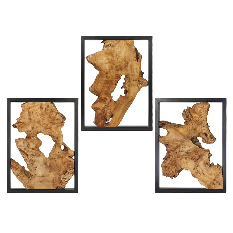 Wall Art - Abstract Wood Large by House Of Avana
