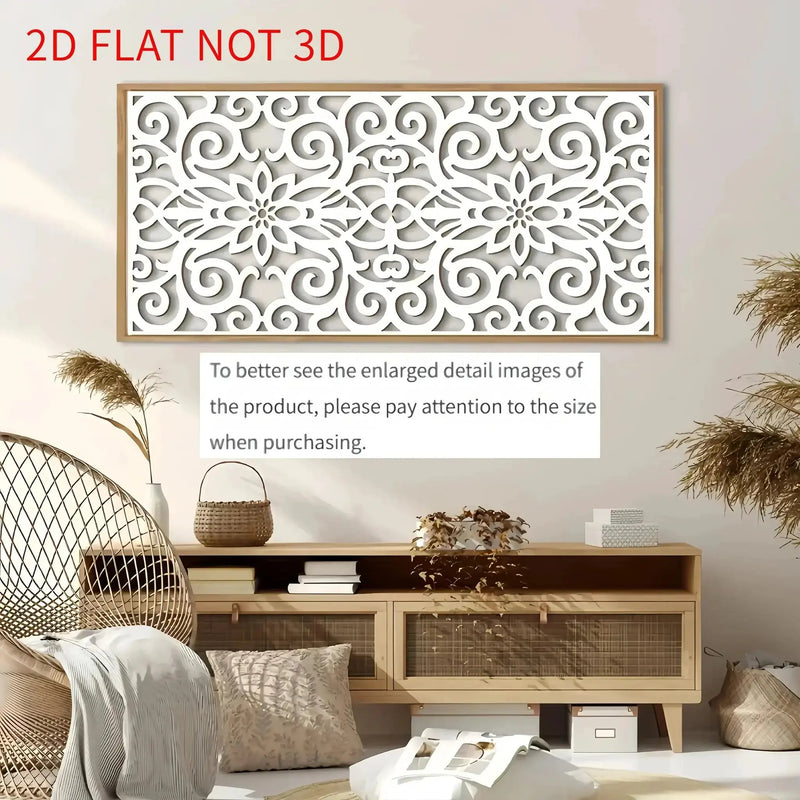 Wall Art - Geometric White Large by House Of Avana