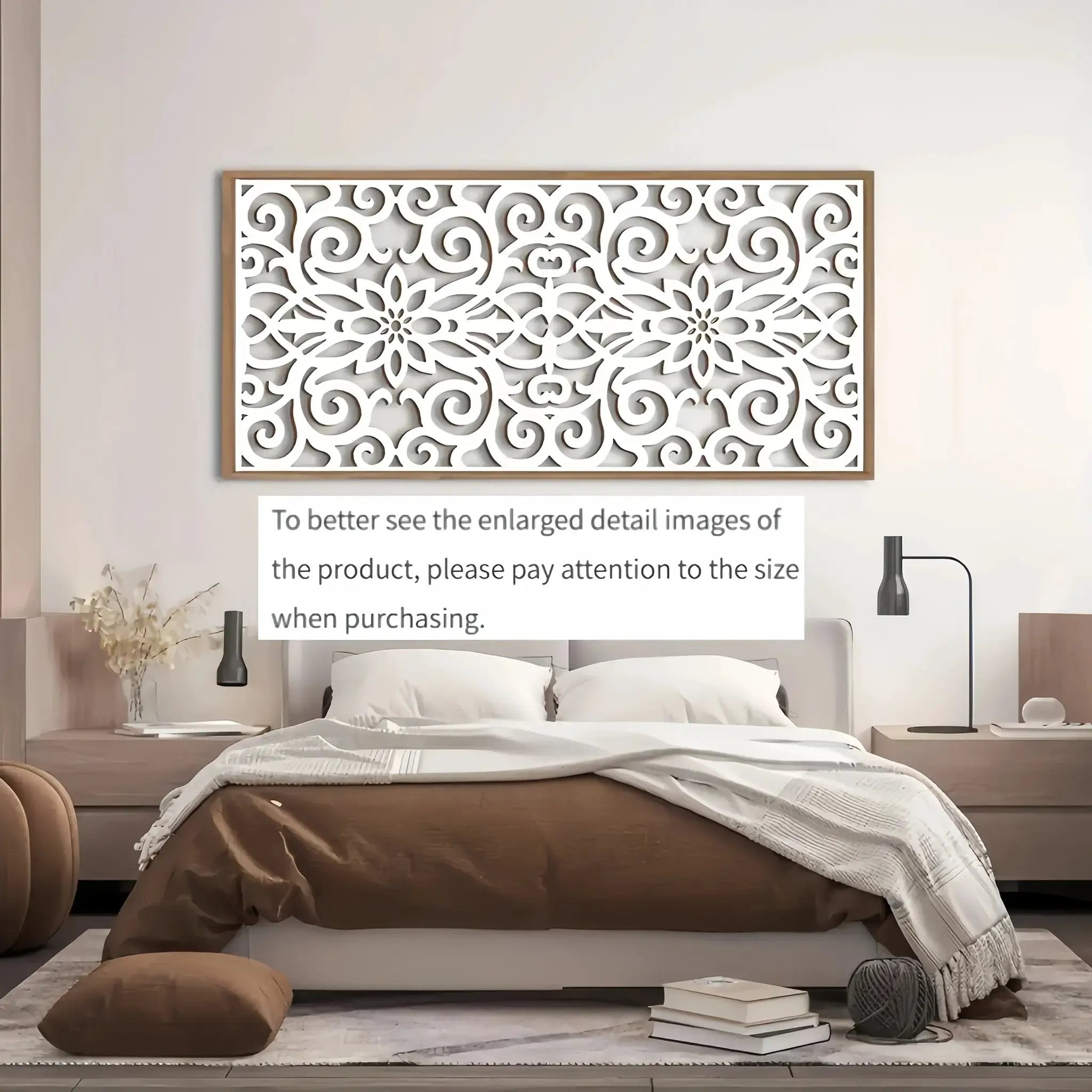 Wall Art - Geometric White Large by House Of Avana
