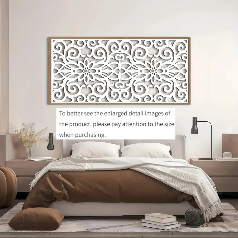 Wall Art - Geometric White Large by House Of Avana