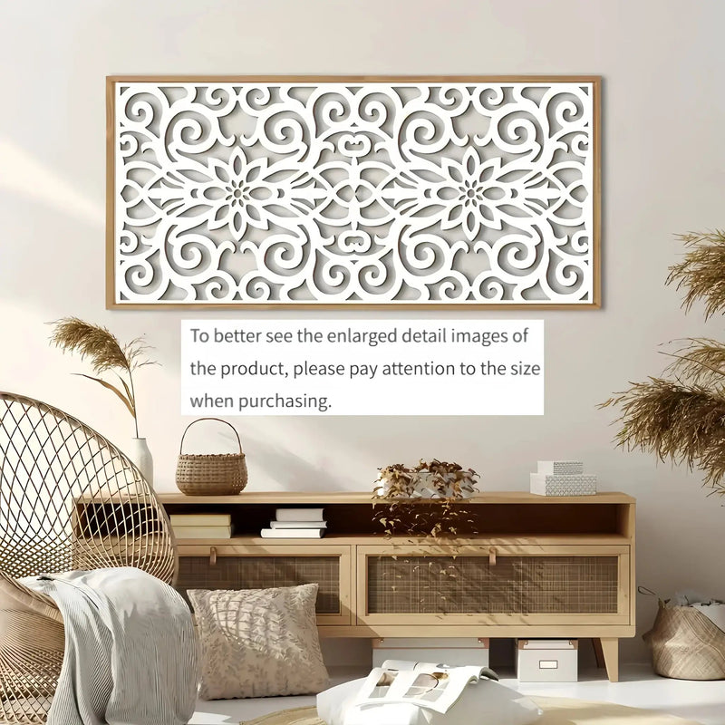 Wall Art - Geometric White Large by House Of Avana