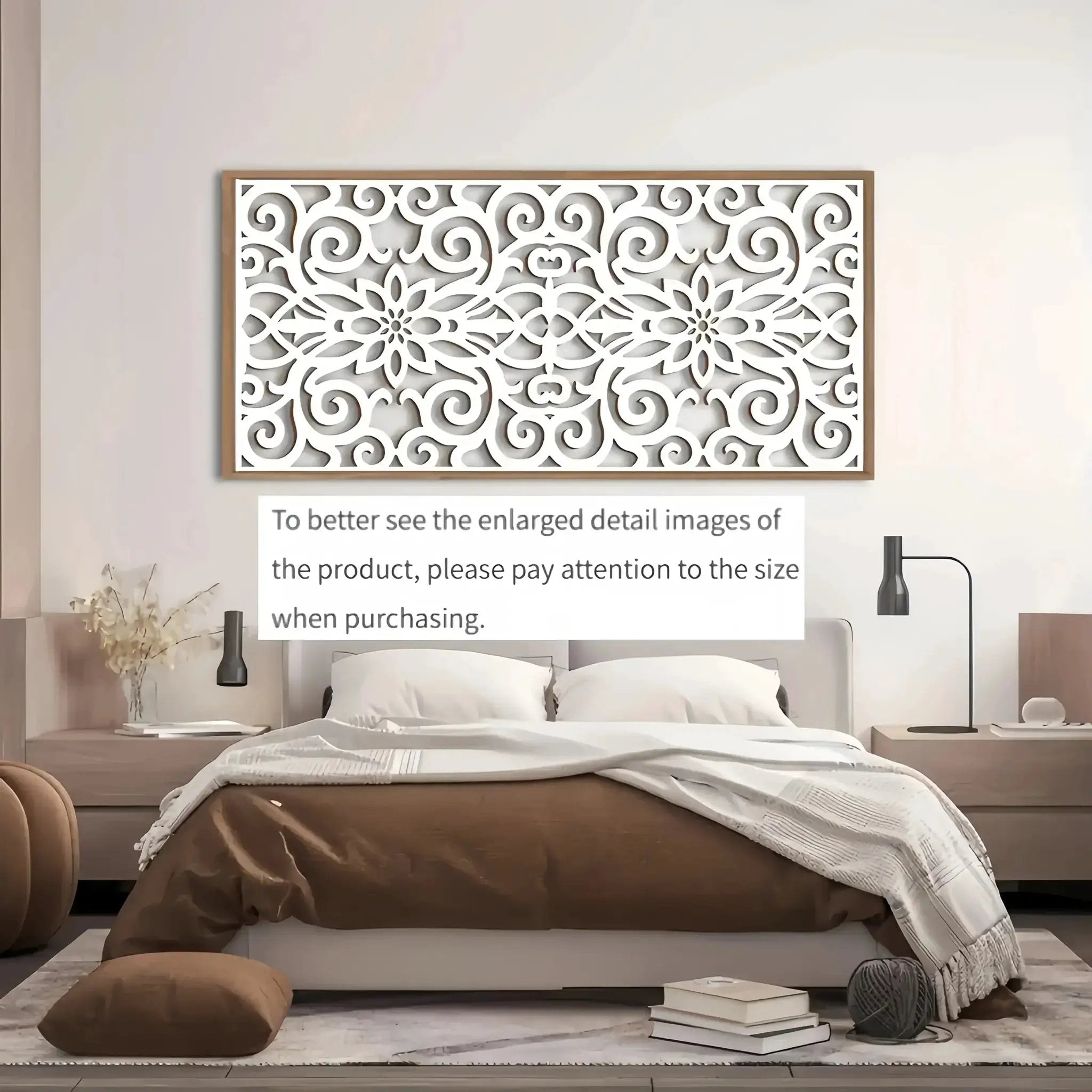 Wall Art - Geometric White Large by House Of Avana